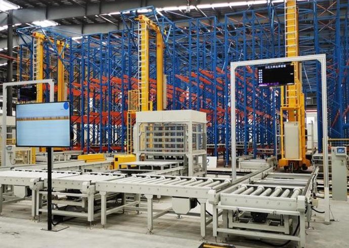 Plate warehouse project of a metal products company